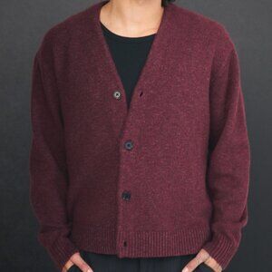Cardigan - boxy heavy sweater knit  button up - Abercrombie XS -